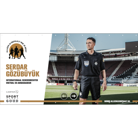 AJB Spandoekbanner 338 x 174 cm (Bouwhek) - Sedar Gözübüyuk